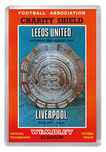 1974 FA Charity Shield - Leeds Utd vs Liverpool