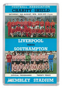 1976 FA Charity Shield - Liverpool vs Southampton