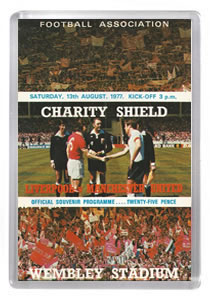 1977 FA Charity Shield - Liverpool vs Man Utd